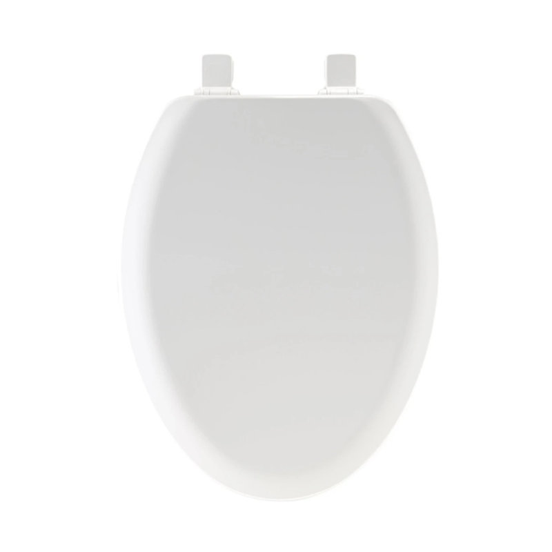Siège de toilette rond, Blanc
