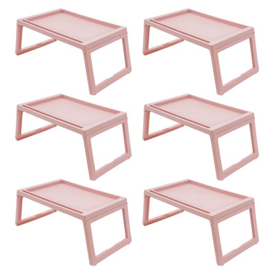 6 pièces 21,5 po Plateau d'ordinateur portable Bureau pliable pour canapé-lit