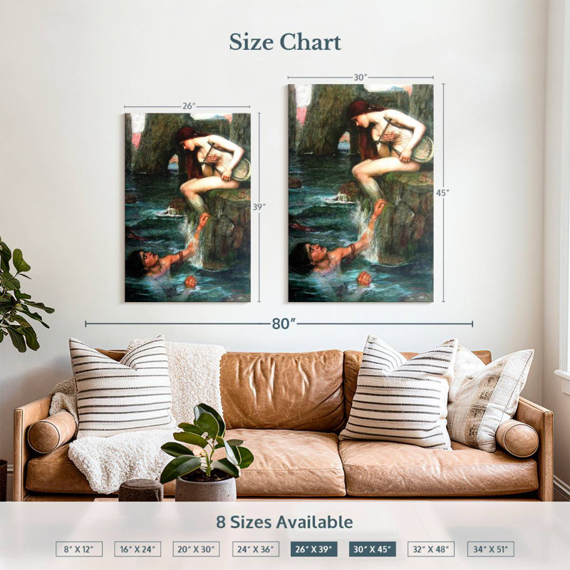 Kelan The Siren, 45" H x 30" W