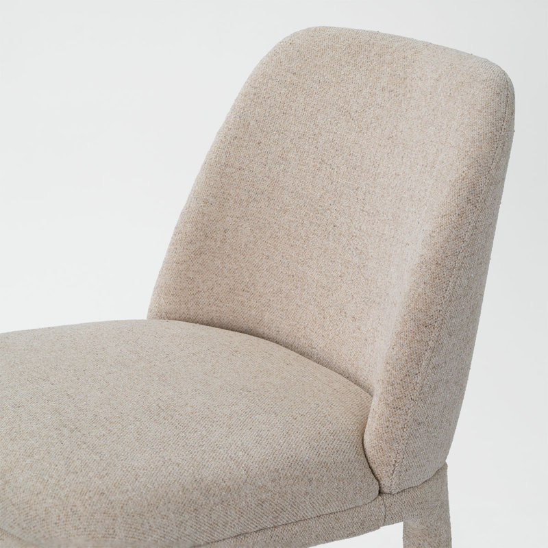 Tabouret de comptoir moderne 25 "entièrement rembourré en tissu, Gruau