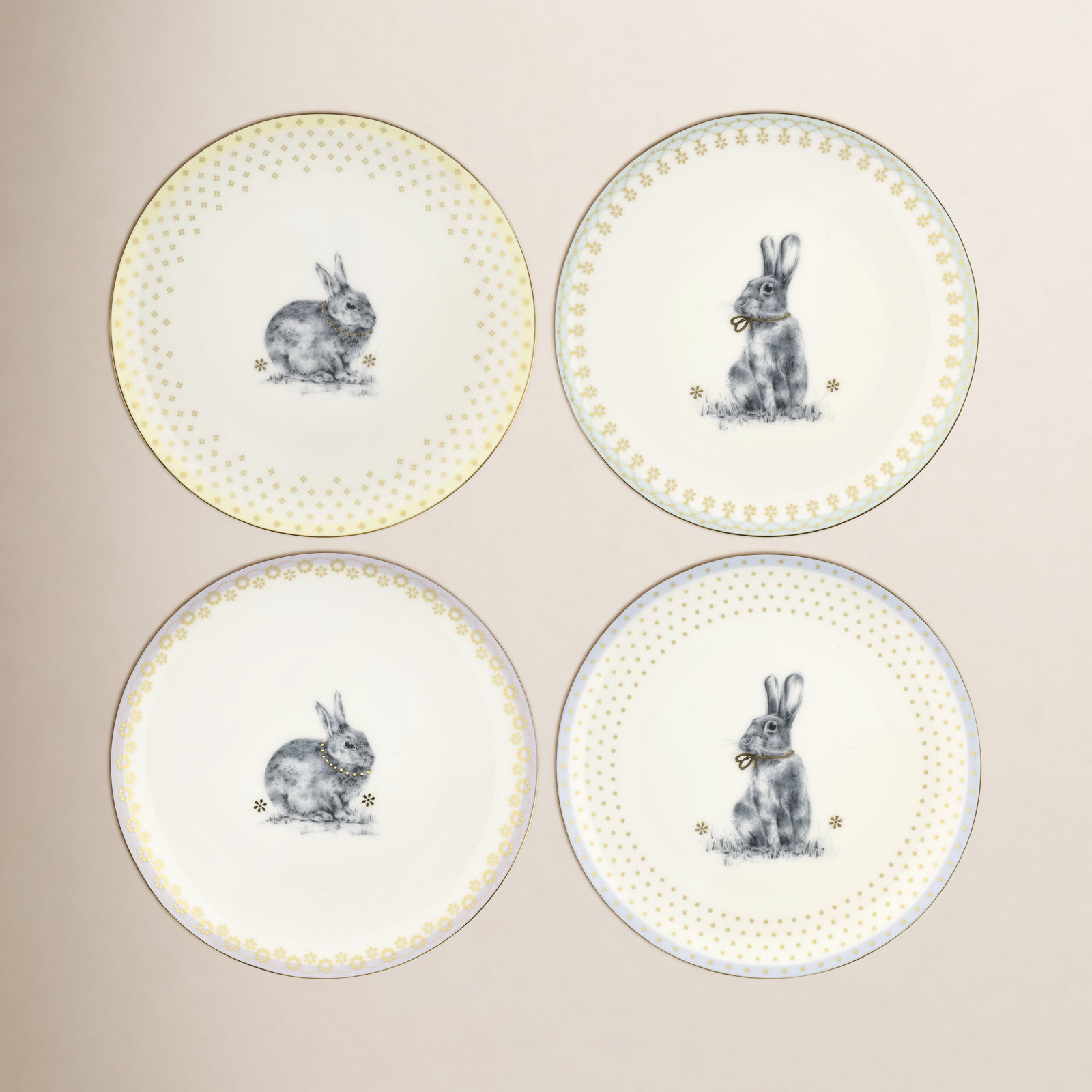 Meadow Lane 8" Porcelain Salad Plate