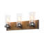 Luminaire pour meuble-lavabo à 3 lumières Kinman