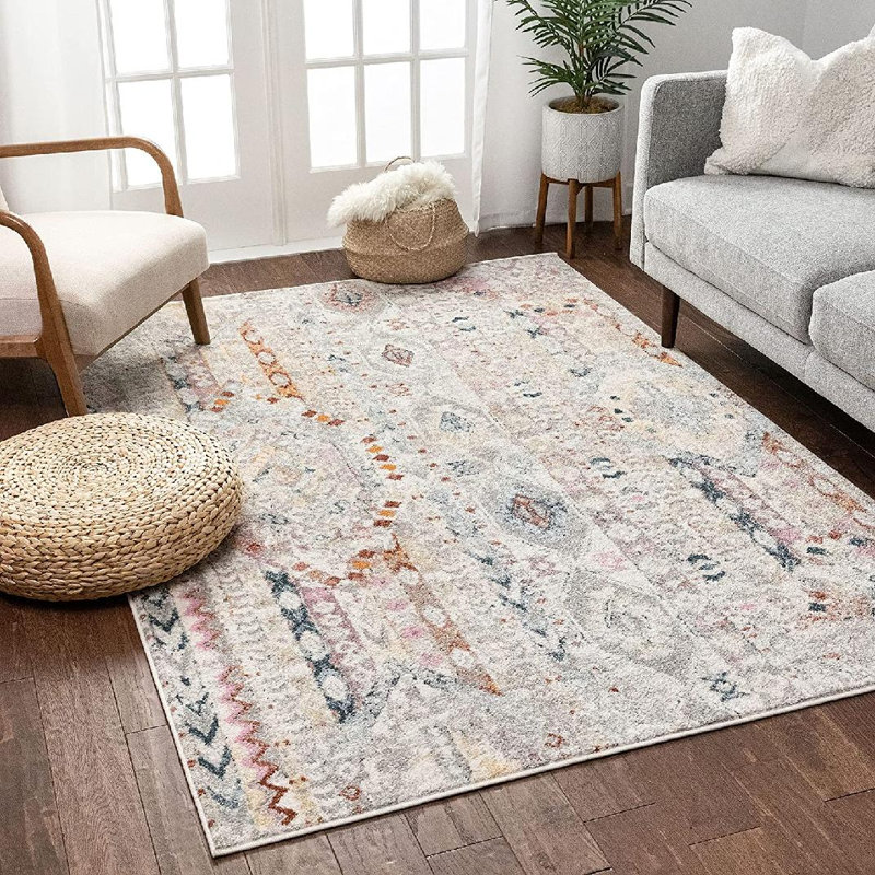 Tapis ivoire vieilli Medinu | Ivoire, Rectangle 2 pi 3 po x 3 pi 11 po