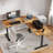 Adjustable L-Shaped Standing Desk-203892016-203892018