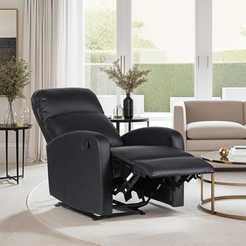 Sadina 25.6cm Wide Standard Recliner, Black