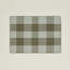 Charliss Gingham Machine Woven Flatweave Shag Wool Area Rug in Olive/Sage-1656003561