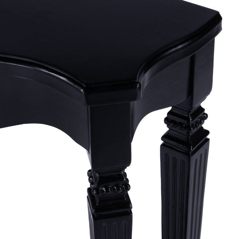 Cheshire Ballerina 22" Console Table, Black