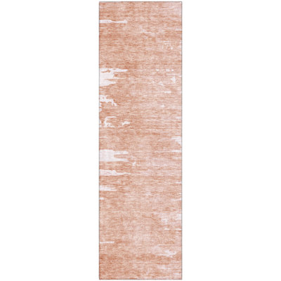 Premium Machine Washable Kolten Terracotta Rug