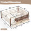 Lit de plancher pour enfant peu encombrant avec rangement, conception en bois massif pour la maison