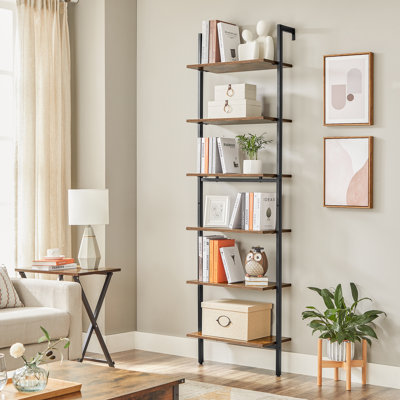 Janiyah 204.8 cm H x 60 cm W Ladder Bookcase