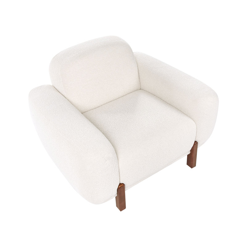 Armchair Boucle, White