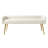 Millbury Polyester Upholstered Bench with Metal Leg-426484238