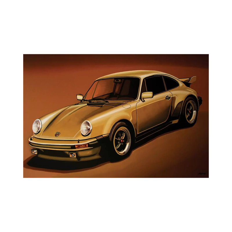 «911 Turbo» par Paul Meijering, H 26 po x l 40 po x 1,5 po