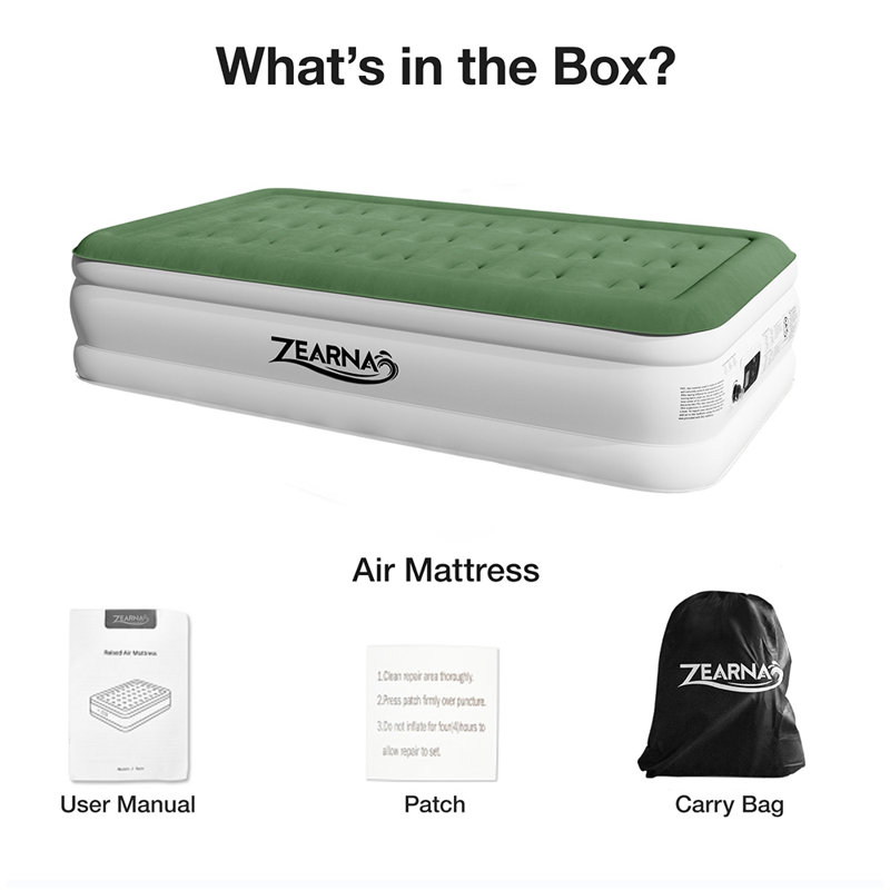 Matelas pneumatique simple 18 po Zearna