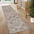Elaine Machine Washable Vintage Area Rug with Non-Slip Backing-2134435561