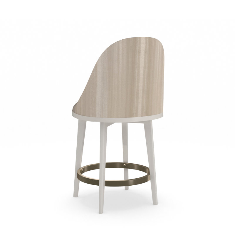 Another Round Upholstered Counter Stool