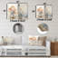 Doux tons neutres Tree Oak Harmony - ensemble de salon mural en métal Tree Oak-1582525923