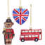 9.1'' Glass Animals Holiday Shaped Ornament
