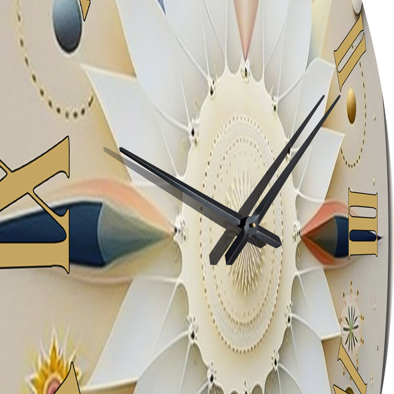 Horloge murale en spirale abstraite, Grand