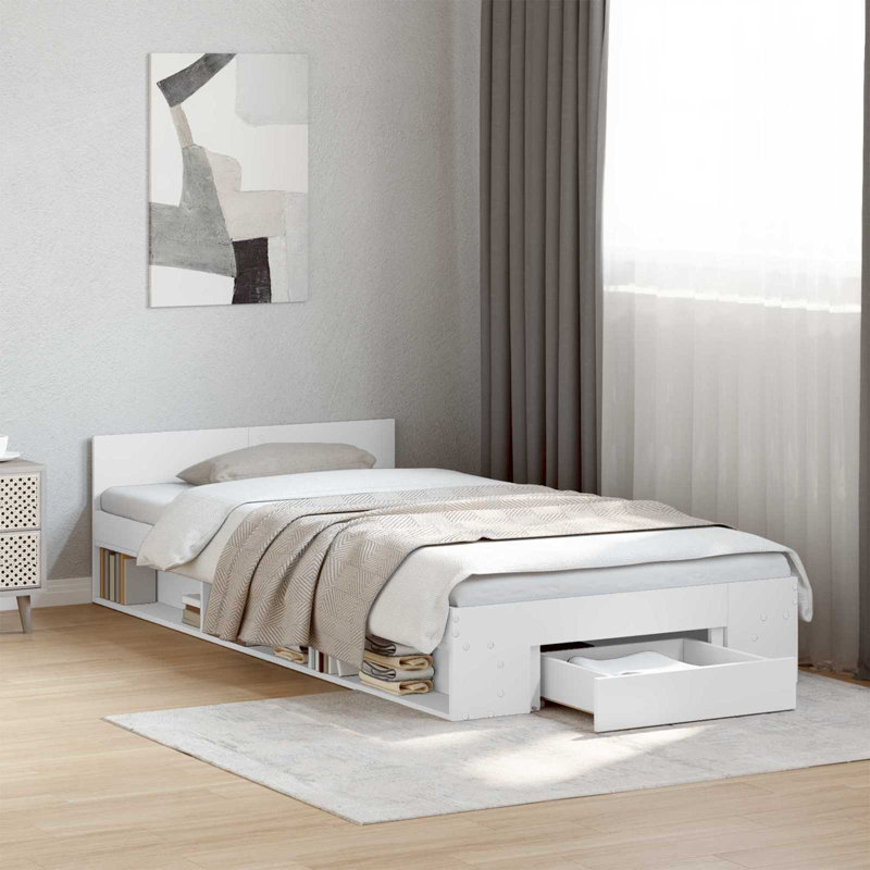 Bed Frame, White