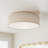 Armande Linen LED Flush Mount-578644967