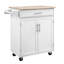 Îlot de cuisine avec tiroir, armoire de rangement et porte-serviettes-2010185602