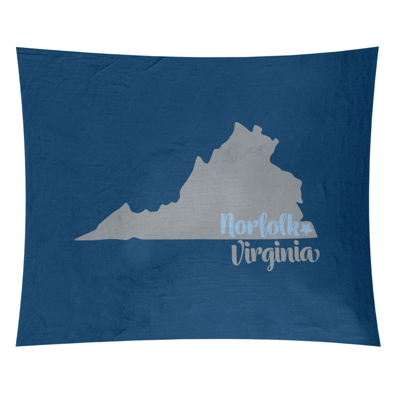 Tapisserie Virginia Sports, H 88 po x l 104 po