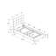 Lit plateforme en tissu d'ameublement-1230068106-1230068100