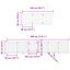 Archie & Oscar Dog Gate With Door Foldable 9 Panels Brown 450 Cm Poplar Wood-1391303061-1391303063