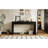 Curved Console Table With Storage, Wooden Entryway Table With 2 Drawers, Farmhouse Rustic Console Tables For Entryway, Hallway, Living Room-773876898