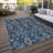 Malchow Washable Damask Indoor / Outdoor Rug-95853508