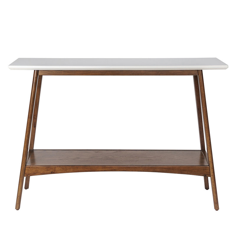 Et étagère de rangement en bois de pacanier, Pecan