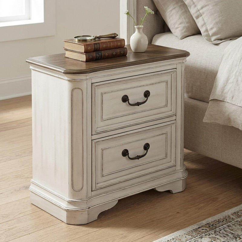 2 tiroirs Ganymede Table de chevet