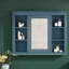 Armoires à pharmacie peu encombrantes, rangement mural moderne en MDF de 35 po pour la maison