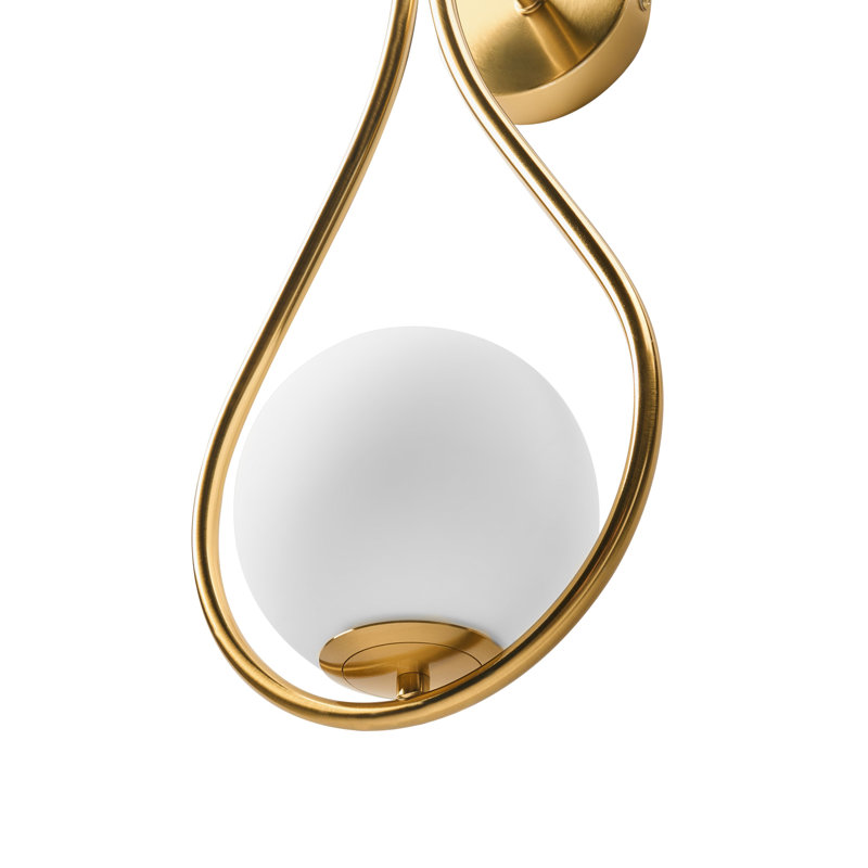 Iron Armed Sconce, Brass