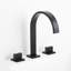 Devon Luk 2 Bathroom Faucet - Widespread - 9" Brass/Matt Black