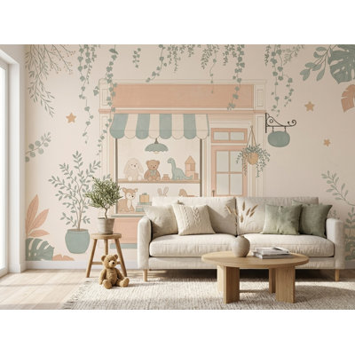 Papiers peints fantaisistes Pastel