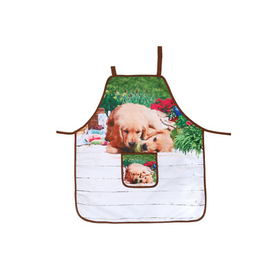 Tablier avec poche (ensemble de 2 chiens)