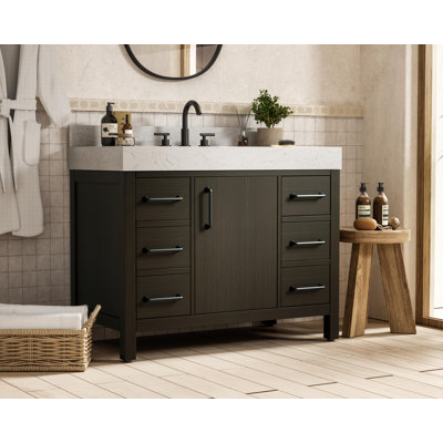 42 inch Single Bathroom Vanity_Traditional_VF60642-BS
