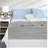 Cooling Gray Bedding Set, Lightweight Nylon Comforter For Year-round Use