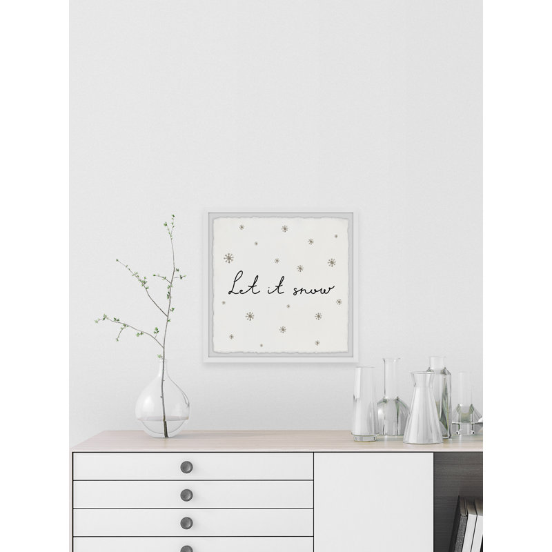 I Love Snow - Single Picture Frame Print, 81cm H x 81cm W x 3.81cm D