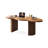 Brown Free Form Solid Wood desks-107978795