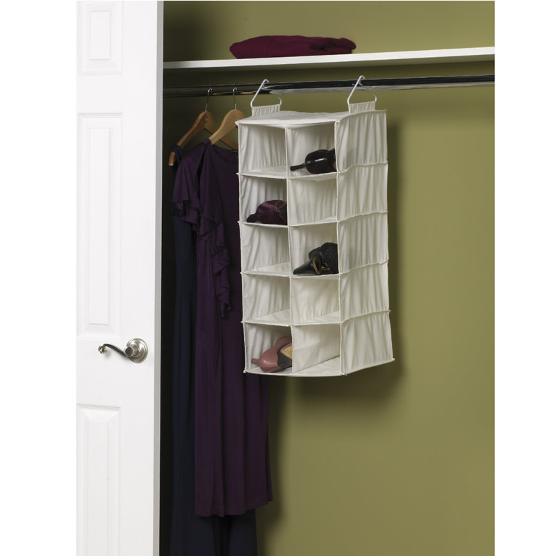 Double Hang Shoe Organizer, Natural