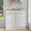 Armoire poubelle inclinable
