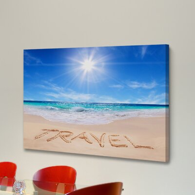 Travel In The Sand' Painting Print on Wrapped Canvas -  Marmont Hill, MH-BOUPHO-19-C-18