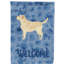 Caniche en polyester à 2 côtés 40 x 28 po standard welcome drapeau maison-957493023