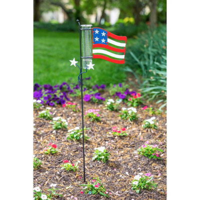 Jauge de pluie american flag