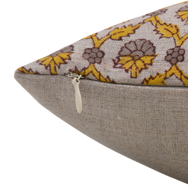 Housse de coussin intérieur / extérieur Floral Linen, H 20 po x l 14 po