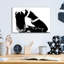 «Striking a Pose II» par Giuseppe Cristiano, art mural en verre acrylique-1238281359