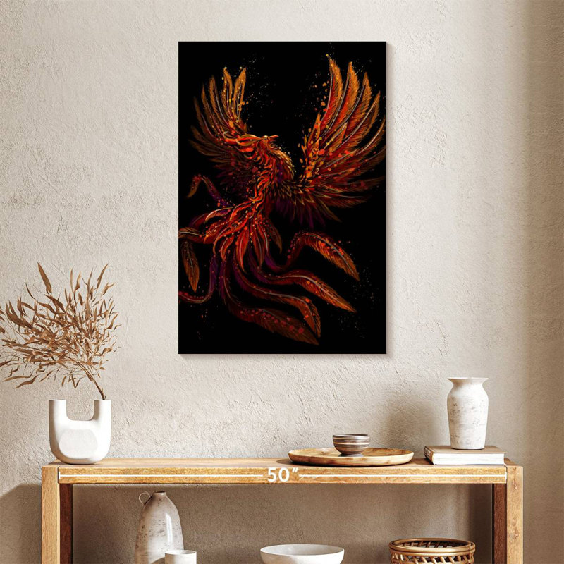 Brampt Mystical Phoenix, 36" H x 24" W